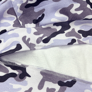 Streetwear en vrac épaule tombante sweats à capuche épais unisexe coton surdimensionné sweat à capuche zippé de haute qualité poids lourd camouflage sweats à capuche zippés - Product Image 5