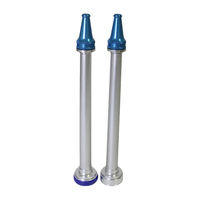Nozel Jet Air 1.5'' 2.5'' Terlaris, Nozel Selang Pemadam Kebakaran dari Paduan Aluminium dengan Kopling Machino untuk Pemadam Kebakaran