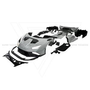 Kit d'assemblage de voiture pour <span class=keywords><strong>Lambo</strong></span> <span class=keywords><strong>Huracan</strong></span> LP580 LP610-4 <span class=keywords><strong>EVO</strong></span> 2014-2022 Kits de carrosserie en fibre de carbone demi-sec Style STO - Product Image 3