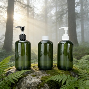 High Quality Shower Gel Plastic Lotion <b>Pump</b> <b>Bottle</b> Silk Screen logo 250ml 300ml 500ml Cosmetics Facial Cleanser <b>Pump</b> <b>Bottle</b> - Product Image 4