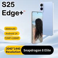 Nuevo Teléfono Inteligente S25 Edge 5G Original, CDMA, Sistema Operativo en Español, Android