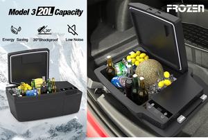 Congélateurs de <span class=keywords><strong>camping</strong></span> pour réfrigérateur de coffre Tesla modèle 3 modèle S modèle <span class=keywords><strong>X</strong></span> 12v accessoire de voiture Tesla réfrigérateur de refroidissement de congélateur de voiture - Product Image 2