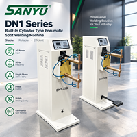 SANYU Nouvelle soudeuse à résistance pneumatique industrielle 380V DN1-35KVA en acier au carbone et acier inoxydable, machine de soudage par points