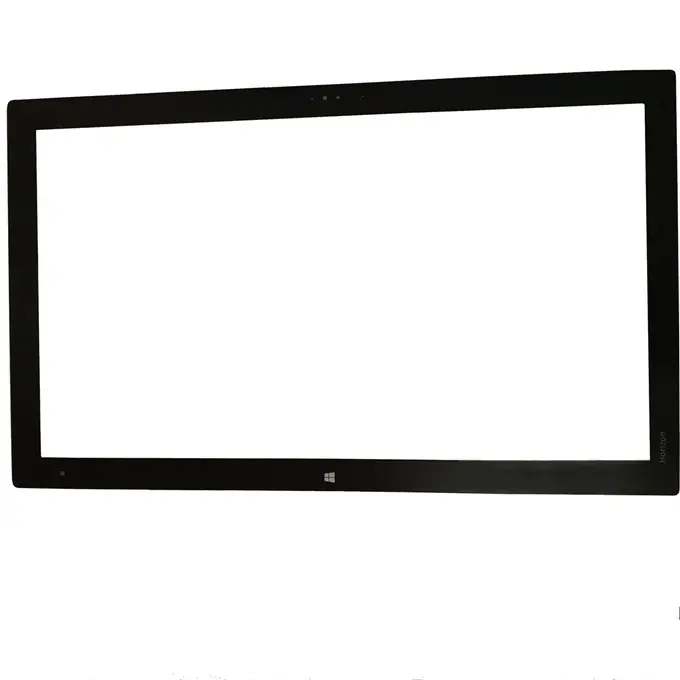 Personalizado 2-4mm capacitivo antideslumbrante de vidrio templado Led Lcd Panel de pantalla transparente de vidrio templado para pantalla de visualización