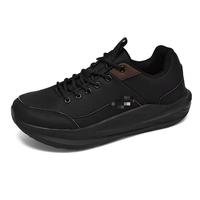 Chaussures de course et de basketball pour hommes automne-hiver, confortables, légères, anti-odeur, en PU, pour pieds larges, style décontracté et sportif en extérieur