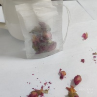 Papier filtre à thé écologique biodégradable compostable en amidon de maïs 8*10cm, sachet à thé biodégradable, emballage de thé biodégradable