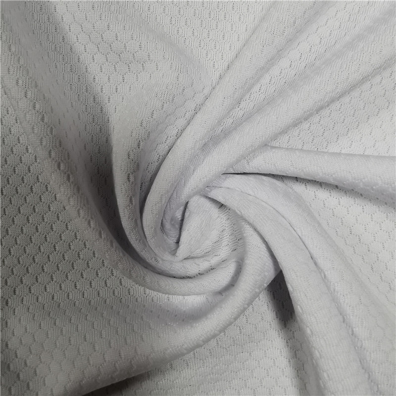 Polyester Sportswear Honeycomb Knitting Fabric 100% Quality