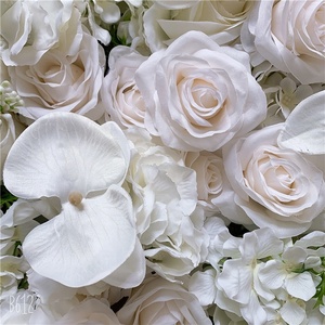 F-1580 Factory Wedding Decoration Silk <strong>Flowers</strong> Artificial <strong>Wall</strong> Backdrop 40*60 CM White Orchid <strong>Flower</strong> <strong>Wall</strong> <strong>Panels</strong> - Product Image 4
