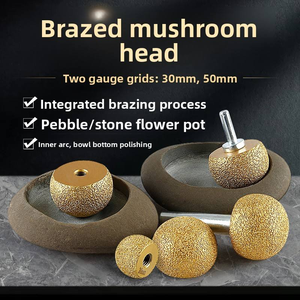 <span class=keywords><strong>Disco</strong></span> abrasivo con cabezal de desbaste de arco interior soldado, abridor de orificios en forma de hongo y cuchilla de corte inferior para herramientas de macetas Goose Eggstone - Product Image 6