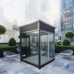 2025 Kiosque Durable Cabine De Sécurité Portable En Acier Inoxydable <span class=keywords><strong>Maison</strong></span> pour En Plein Air Concert Garde <span class=keywords><strong>Maison</strong></span> Sécurité Bureau Ventes Café - Product Image 2