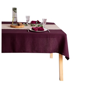 140x200cm Linen Table Cloth for Hotel Dining Room Natural Linen <b>Tablecloth</b> Morden Luxury Home Wholesale Customizable - Product Image 5