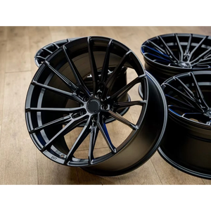 عجلات سيارة معدنية مُصَنَّعة مخصصة بقياس 18-24 بوصة ، جنوط مقعرة عميقة 5x5x55 x من أجل أودي A6 A7 A8 RS3 RS4 Q2 Q3 Q5 Q7 Q8 - Product Image 3