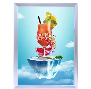 Shopping Mall Catering Wall Display <strong>Board</strong> Ultra-thin Led Aluminum Frame <strong>Menu</strong> Square Advertising Sign <strong>Light</strong> <strong>Boxes</strong> - Product Image 2