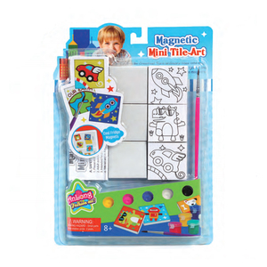Jouets d'art magnétiques pour enfants : mini-tuiles à dessiner pour réfrigérateur - Product Image 1