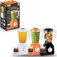 Mixeur Électrique RAF 2-en-1 500W 1,5L 20000RPM 6 Lames pour Jus, Smoothies, Café 220-240V