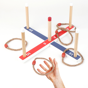 <span class=keywords><strong>Jeu</strong></span> de jardin <span class=keywords><strong>extérieur</strong></span> <span class=keywords><strong>Jeu</strong></span> de lancer <span class=keywords><strong>en</strong></span> <span class=keywords><strong>bois</strong></span> <span class=keywords><strong>Jeu</strong></span> de lancer d'anneau de corde avec 5 cordes pour enfants et adultes - Product Image 5