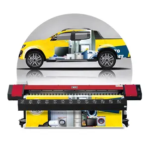 Komersial industri format lebar 105ft mesin cetak panjang eco solt printer disesuaikan 3.2m tinta jet printer