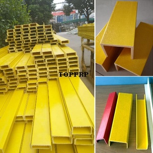 รางและคานไฟเบอร์กลาส FRP คุณภาพสูงแบบพัลทรูชั่น - Product Image 4