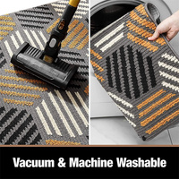 Tapis de porte d'intérieur lavable tapis de porte d'entrée tapis de porte d'entrée antidérapant absorbant l'eau paillasson pour chiens