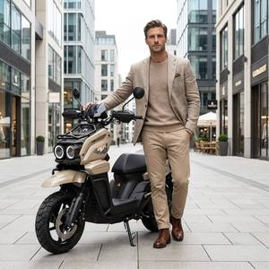 Nueva Motocicleta Eléctrica de 1500W, Velocidad de 60-70km/h, Autonomía de 100-200km, Motocicleta Eléctrica Más Vendida para Adultos - Product Image 1