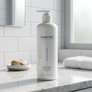 Champú Anticaída HAIRSTRO con Biotina, Centella Asiática y Extracto de Fermento de Soja, Fórmula Líquida Concentrada Unisex para Todo Tipo de Cabello - Product Image 1