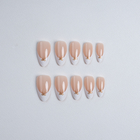 Ongles en gel souple de qualité supérieure, durables, aspect naturel, 30 pièces, 15 tailles, personnalisables, luxueux, réutilisables, écologiques, pour usage quotidien