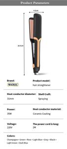 Plancha de Cabello Profesional <span class=keywords><strong>RE</strong></span>-2096 de Titanio, Plancha de Pelo Profesional Personalizada para Salón de Belleza - Product Image 6