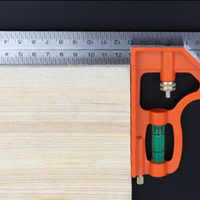 Outil de mesure de pré-coupe et de perçage carré combiné de 12 "Carré de menuisier carré pour le travail du bois