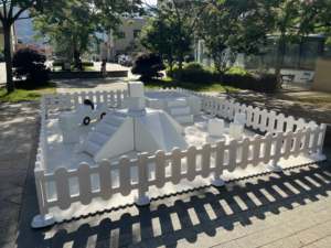 Party Rentals Grimpeur de jeu doux blanc avec équipement de jeu doux de <span class=keywords><strong>voiture</strong></span> Équipement de divertissement fosse <span class=keywords><strong>à</strong></span> balles carrée de jeu doux d'intérieur - Product Image 3