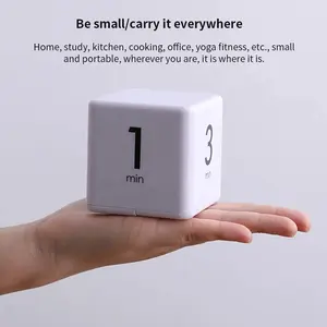 Pomodoro Cube Countdown Timer Productivity Digital Study Timer For Kids Google Time Management Cooking Kitchen Flip Timer