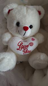 HY7 personalizzabile orsacchiotto peluche giocattolo di san valentino regalo con <span class=keywords><strong>testo</strong></span> cambia animale di peluche con cuore rosso decorazioni regali - Product Image 4