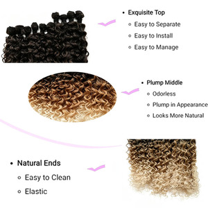 Fibra Sintética de Alta Temperatura para Trenzas Afro Bohemias, Rizos de Esponja, Ondas Oceánicas y Crochet para Tejer - Product Image 4