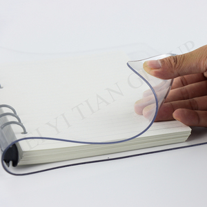 A5A6 Super Thick 1.8mm Clear PVC Loose Leaf Binder Cover 6 Black <strong>Ring</strong> Notebook Shell Elastic Bandage Journal Refillable <strong>Folder</strong> - Product Image 2