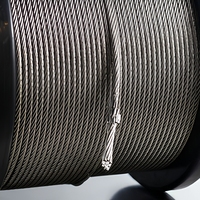 Câble en acier inoxydable 304, 7x19, finition brillante, longueur sur mesure, câble d'avion, soudage, pliage, diamètre 1,5-2 mm, AISI