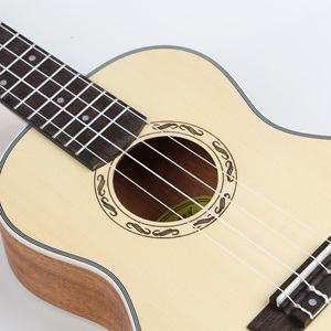 Ukulele personnalisé, best-seller, en épicéa et acajou, tailles 21/23/26 pouces, livraison rapide disponible - Product Image 2