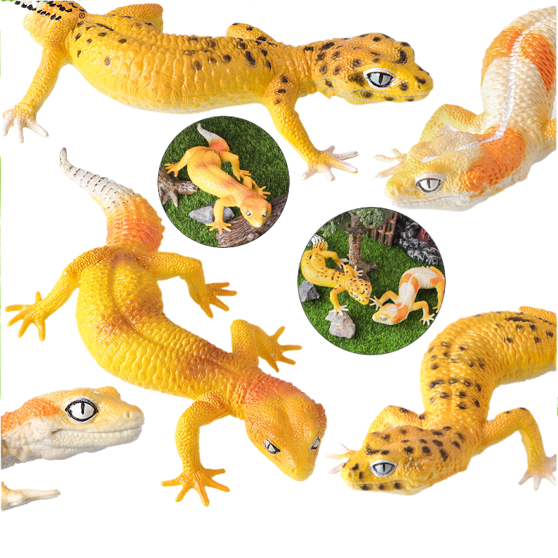 Figura De Reptil Gecko Impresa En 3D, Modelo Articulado De 14 Cm, Decoración De Oficina, Coleccionable Educativo Y Regalo Para Niños Y Adolescentes