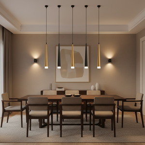 <span class=keywords><strong>Lampadario</strong></span> <span class=keywords><strong>a</strong></span> Tubo Lungo e Affusolato, Stile Nordico, per Ristorante, Bar, Tavolo, Soggiorno, Hotel, Linea Sospesa Personalizzata - Product Image 2