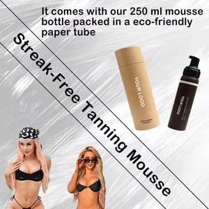 Mousse <span class=keywords><strong>Autobronzante</strong></span> Vegan Crème Corporelle Bronzante au Faux Bronzage de Marque Privée - Product Image 3