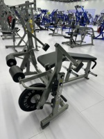 Venta al por mayor Dezhou fábrica profesional ROSEN gimnasio Fitness equipo 3 capas pintura Iso lateral pierna Curl para ejercicio