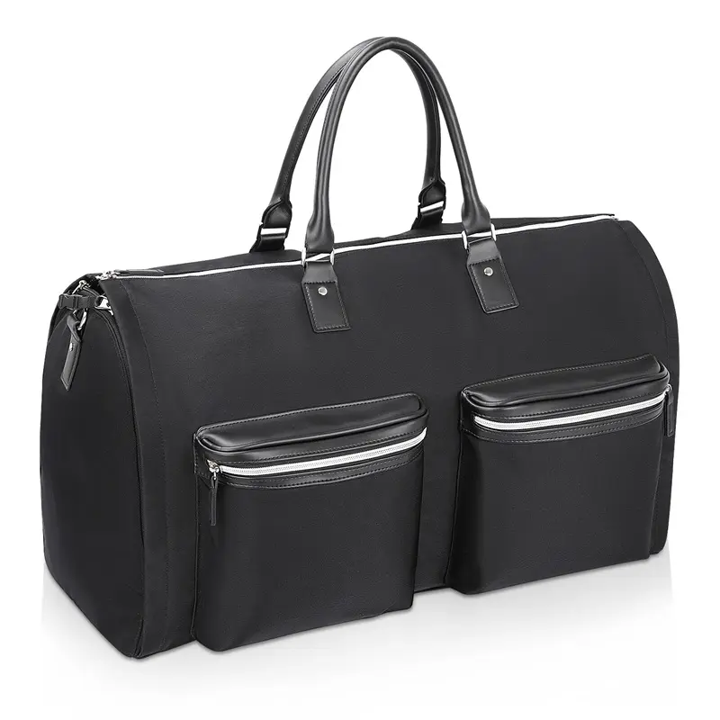 Винтажная складная дорожная мужская сумка для костюма, сумка для переноски, складная кожаная сумка для одежды