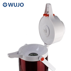1.9L vidrio forrado termo aeropuerto de la bomba de presión de aire de café térmica jarra de té frasco de vacío - Product Image 4