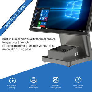 T618 All-in-One màn hình cảm ứng hệ thống POS hiện đại Android/Windows tiền mặt đăng ký bàn cho bán lẻ hiện đại point of Sale - Product Image 5