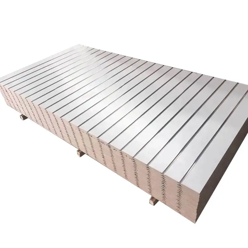 grooved wall panels high gloss laminate furniture mdf board soft fibreboard