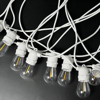 10 ampoules Heavy Duty Drop Festoon String Lights câble de rallonge d'alimentation avec longueur personnalisée intérieur ou extérieur utilisé