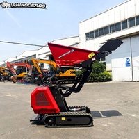 Diesel-/Benzin-Landwirtschafts-Hydraulik-Mini-Ladlader 800 kg Hydraulik-Klein-Ladlader Multifunktionaler Selbstlader Ladlader