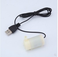Nouvelle pompe submersible miniature à moteur CC 3V 4.5V 5V, type eau et terre/vertical/horizontal, pour fontaine DC3W avec tuyau d'alimentation