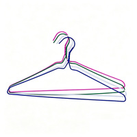 Cintre en PVC et fer, épaisseur 2,2 mm, avec design antidérapant, durable, longueur 21 cm, pour suspendre les vêtements dans la garde-robe, plusieurs couleurs disponibles