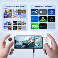 Controlador de Juegos Móvil con Cable Tipo-C Jia Ying, Extensible, para Android, Switch, PC y Streaming