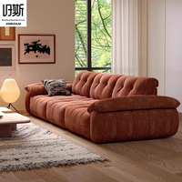 Ensemble de canapés modulaires modernes avec tissu en chenille, assise profonde, coussins moelleux et fonctions inclinables pour salon