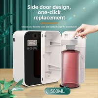 Diffuseur de parfum mural commercial contrôlé par application, capacité 500 ml, pour KTV et lieux publics, élimination des odeurs, fonctionnement silencieux